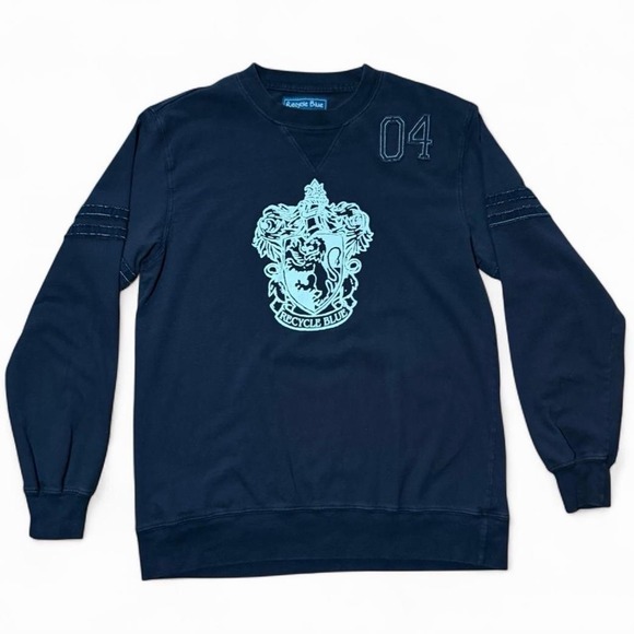 Recycle Blue Other - Vintage Y2K Recycle Blue Long Sleeve Black Lightweight Pullover Sweater Shirt